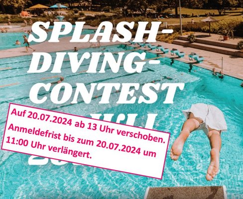 Splashdiving-Contest auf 20.07.2024 verschoben